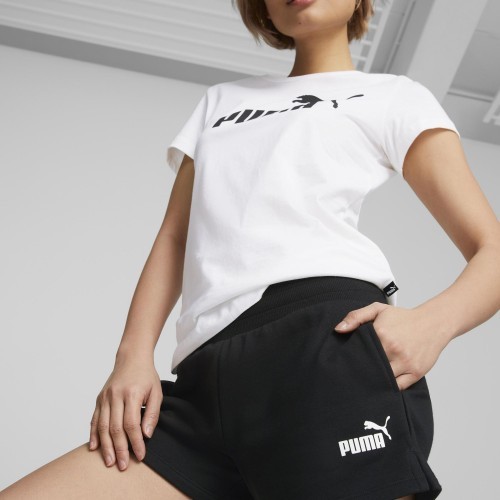 Puma Ess 4" Sweat sieviešu šorti, melni, 586824 01
