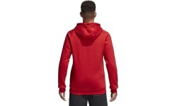 Толстовка Adidas Core 18 Hoodie, красная CV3337