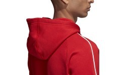 Adidas Core 18 Hoodie sweatshirt, red CV3337