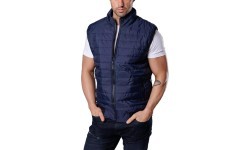 Мужской жилет J.Style Blue 8MY77-2