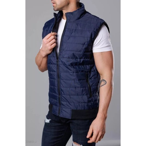 J.Style Men's Vest Blue 8MY77-2
