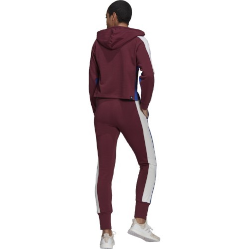 Adidas sieviešu sporta tērps W TS Big Logo Burgundy H48550