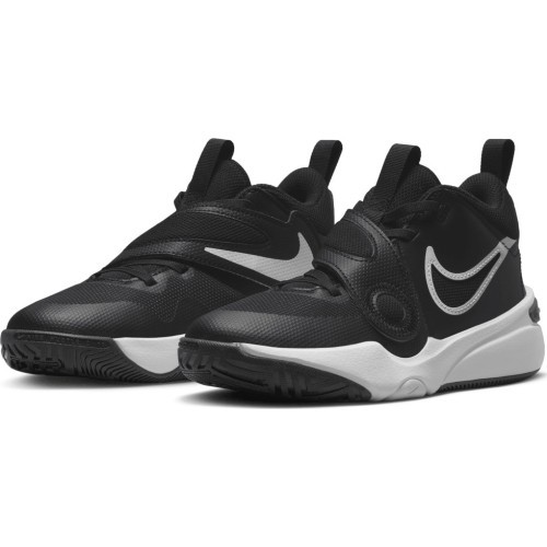Nike Team Hustle D 11 pusaudžu basketbola apavi, melni DV8996 002