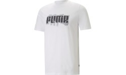 Puma мужская футболка Graphics Puma Wording White 674475 02