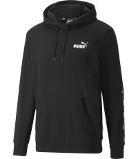 Мужская толстовка Puma Ess+ Tape Hoodie чёрная 847385 01
