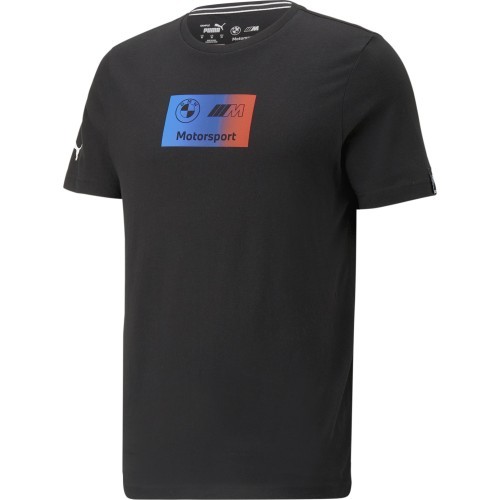 Puma BMW MMS Logo Tee+ vīriešu T-krekls, melns 535884 01