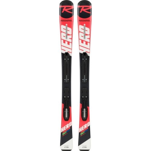 Kalnu slēpes Rossignol Hero JR 100-130 Kid-X + Kid 4 GW B76 melnas