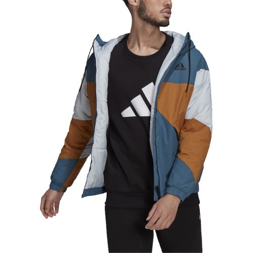 Мужская куртка Adidas BTS HD Jacket, сине-коричневая, GT7396
