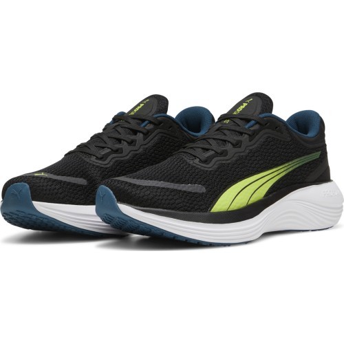 Puma Scend Pro vīriešu skriešanas apavi, balti melni dzelteni, 378776 17