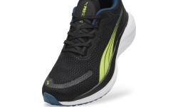 Puma Scend Pro Men's Running Shoes White Black Yellow 378776 17