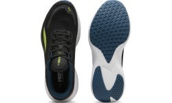 Puma Scend Pro vīriešu skriešanas apavi, balti melni dzelteni, 378776 17