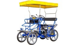 Velomobilis Ciclofan E-Sirinetta - 2 sēdvietas, ar elektrisko pedāļu asistentu