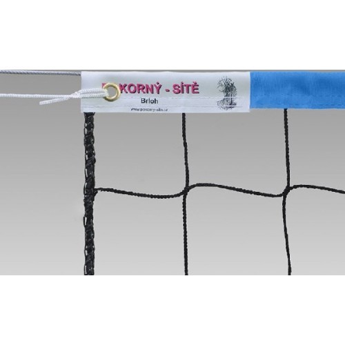 Волейбольная сетка Pokorny Site Economy, оранжевая/синяя, 9,5 x 1,0 м