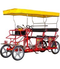 Velomobile Coclofan E-Delfino - 4 Seater, with electrical pedal assitance