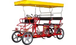 Velomobilis Coclofan E-Delfino, 4 vietu, ar elektrisko pedāļu piedziņu