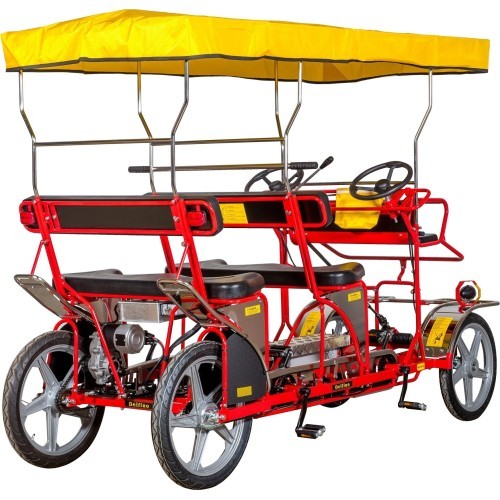 Velomobile Coclofan E-Delfino - 4 Seater, with electrical pedal assitance