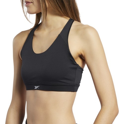 Reebok Wor Bra Padded sieviešu sporta krūšturis, melns FQ0421