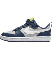Детские кроссовки Nike Court Borough Low 2 сине-серые BQ5451 016