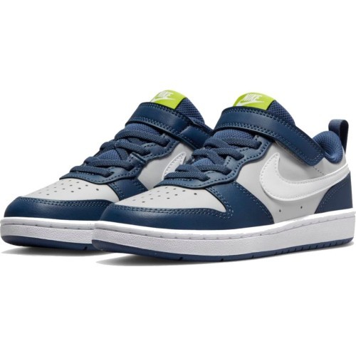 Nike Court Borough Low 2 Kids' Shoes Blue Grey BQ5451 016