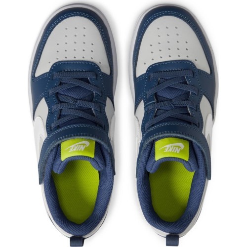 Nike Court Borough Low 2 bērnu apavi, zili pelēki BQ5451 016