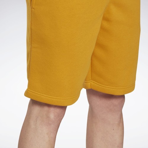 Reebok Ri Left Leg Logo Men's Shorts Yellow HJ9953