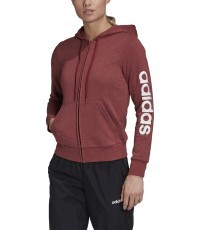 Adidas W E Lin FZ HD sieviešu džemperis, bordo GD2966