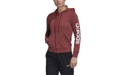 Adidas W E Lin FZ HD women's hoodie, burgundy GD2966