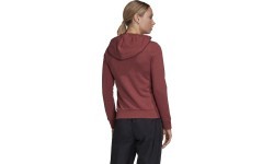 Женская толстовка Adidas W E Lin FZ HD, бордовая GD2966