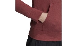 Adidas W E Lin FZ HD women's hoodie, burgundy GD2966