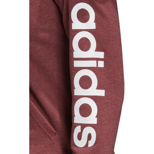 Adidas W E Lin FZ HD women's hoodie, burgundy GD2966