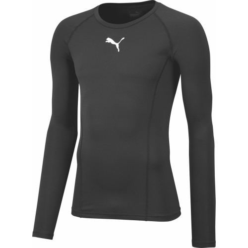 Puma Liga Baselayer Tee pusaudžu krekls, melns 655921 03
