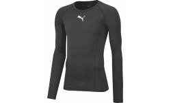 Puma Liga Baselayer Tee pusaudžu krekls, melns 655921 03