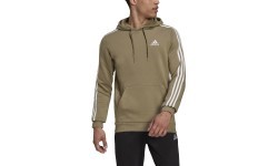 Adidas Men's Sweatshirt Essentials Fleece Khaki H12176