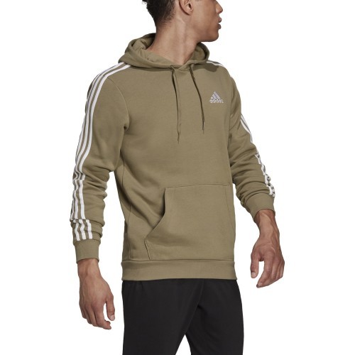 Adidas Men's Sweatshirt Essentials Fleece Khaki H12176