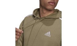 Adidas Men's Sweatshirt Essentials Fleece Khaki H12176