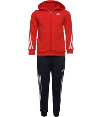 Спортивный костюм подростковый Adidas B Cotton TS сине-красный HU1547