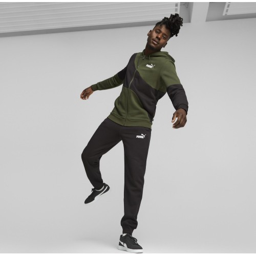 Puma Power Cat Men's Tracksuit Black Green 675972 31