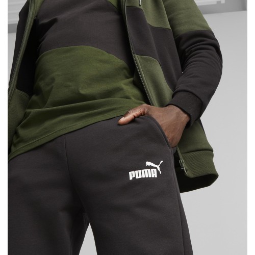 Спортивный костюм мужской Puma Power Cat Black Green 675972 31
