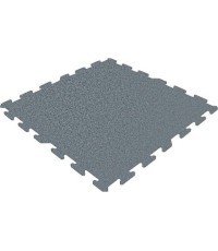 Gumijas grīdas flīze Premium – Puzzle, pelēka