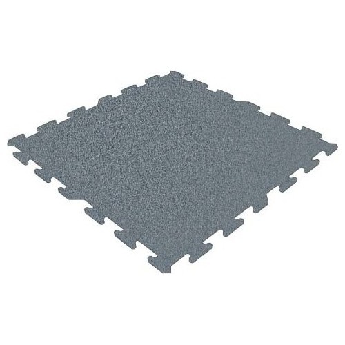 Rubber Tile Base Premium - Puzzle, Grey