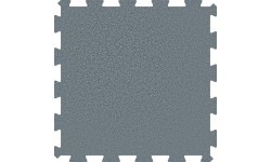 Rubber Tile Base Premium - Puzzle, Grey