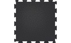 Rubber Tile Base Premium - Puzzle, Black