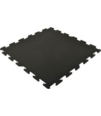 Rubber Tile Base Standard - Puzzle, Black
