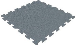 Резиновая плитка Standard - Puzzle, серая