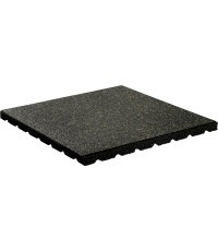 Gumijas flīze Antishock - Mosaic SBR 10%, melna