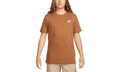 Мужская футболка Nike NSW Club Tee коричневая AR4997 281