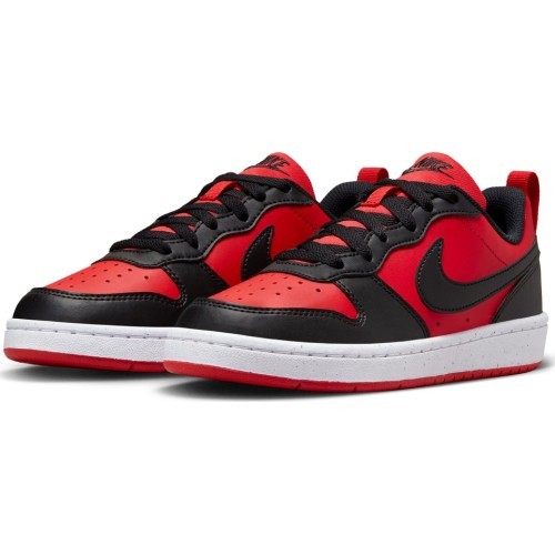 Детская обувь Nike Court Borough Low White Red Black DV5456 600