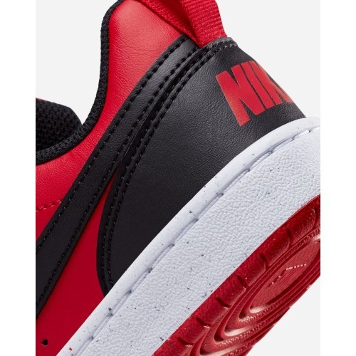 Детская обувь Nike Court Borough Low White Red Black DV5456 600