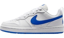 Nike Court Borough Low White Blue Kids Shoes DV5456 110