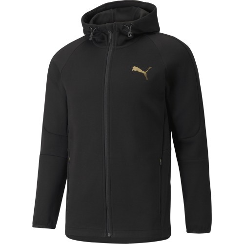 Puma Evostripe FZ vīriešu jaka ar kapuci Black 589424 51